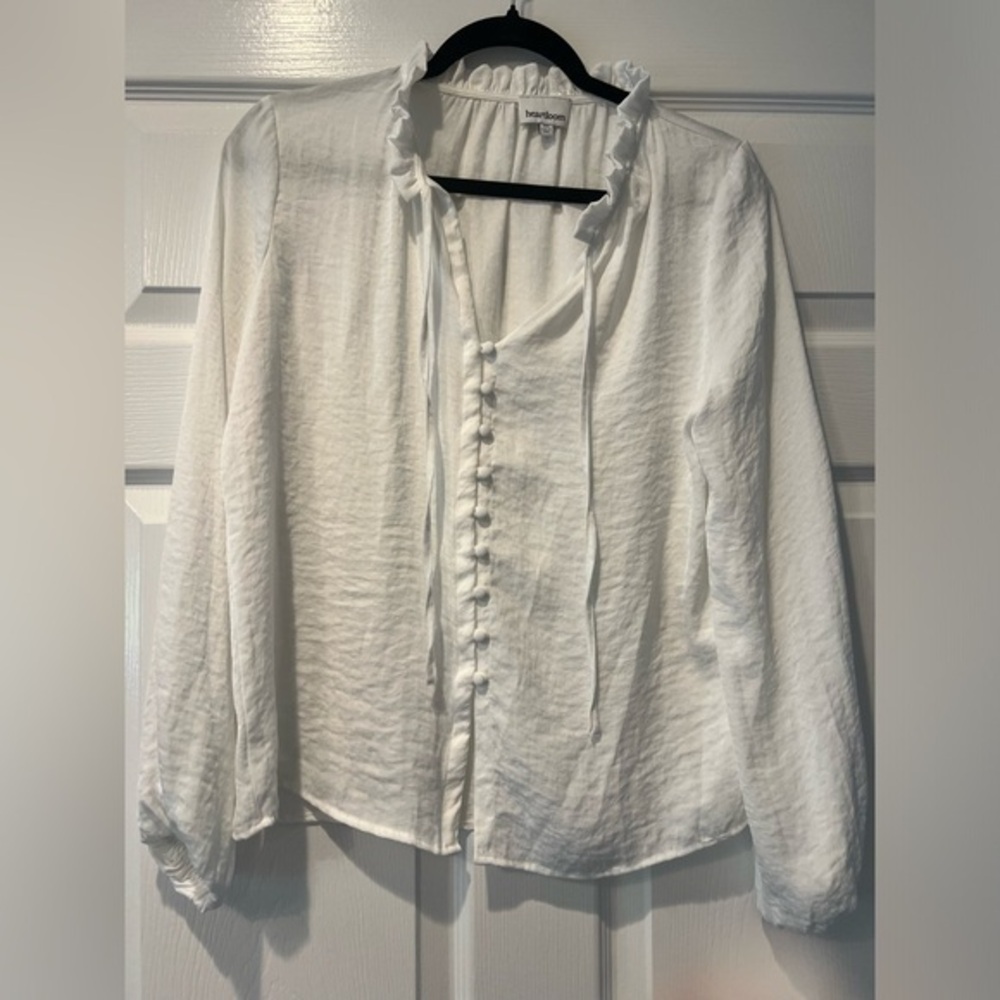 HEARTLOOM WHITE TOP SIZE XS - Picture 1 of 7